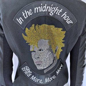 Custom Billy Idol Rebel Yell Rhinestone Jacket